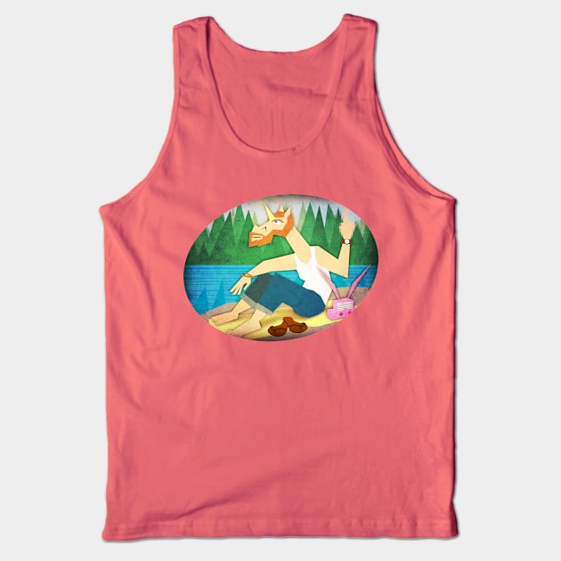 Left Handed Unicorn Tank Top by Thatssounicorny